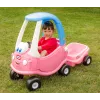 Vehículo deslizante con remolque Little Tikes Cozy Coupe para niños