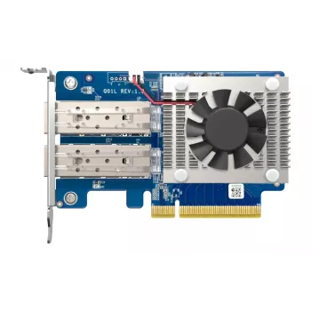 Tarjeta de red QNAP Dual-Port 10GbE SFP+ QXG-10G2SF-NXE PCI Express cableada
