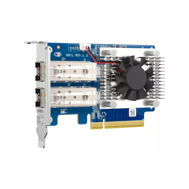 Tarjeta de red QNAP Dual-Port 10GbE SFP+ QXG-10G2SF-NXE PCI Express cableada