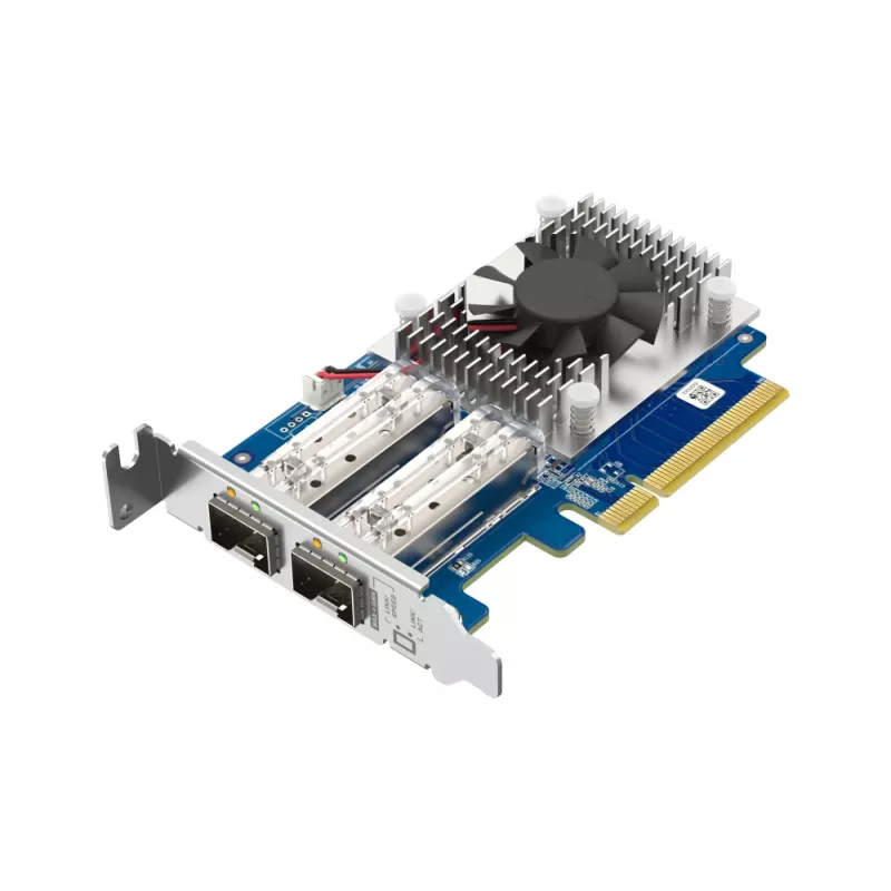 Tarjeta de red QNAP Dual-Port 10GbE SFP+ QXG-10G2SF-NXE PCI Express cableada