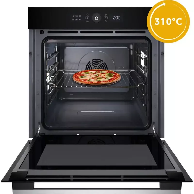 Whirlpool WOI5S8HM1SXA 73 L negro, acero inoxidable