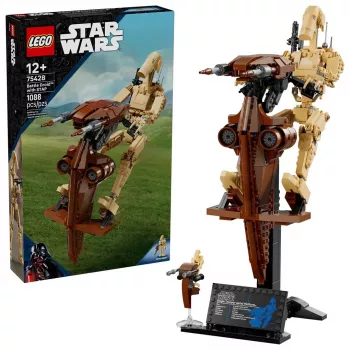 Set de construcción LEGO Star Wars Droide de combate con STAP 75428 — 1088 piezas, 1 minifigura, tamaño de exposición 140×380×300 mm