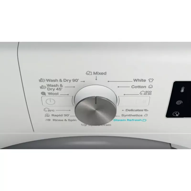 Lavadora secadora WHIRLPOOL FFWDB 864489 SV EE carga frontal 6 kg 1400 rpm blanca