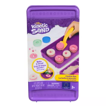 Spin Master Kinetic Sand - caja de galletas, arena de juego
