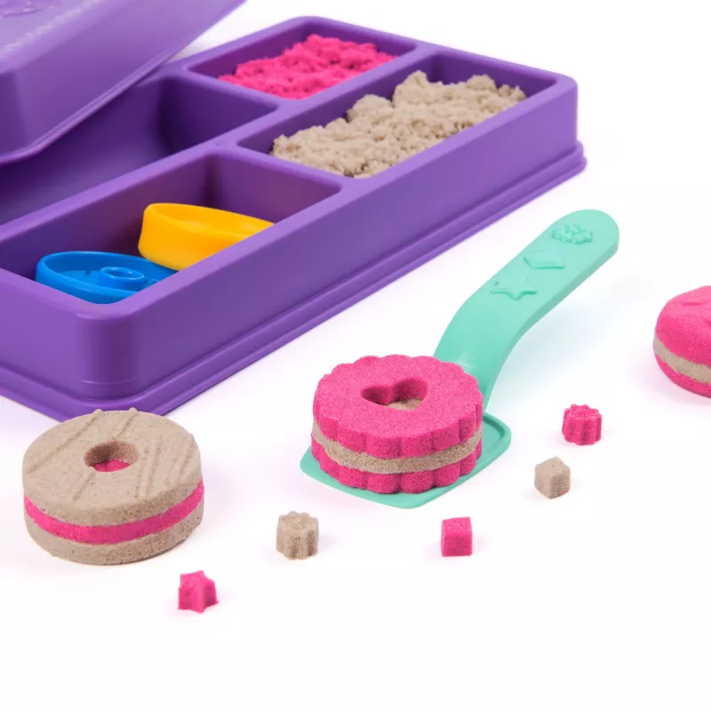 Spin Master Kinetic Sand - caja de galletas, arena de juego
