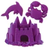 Kinetic Sand, 2 libras de arena de juego morada, juguetes sensoriales moldeables para niños, bolsa resellable (el envase puede variar), a partir de 3 años