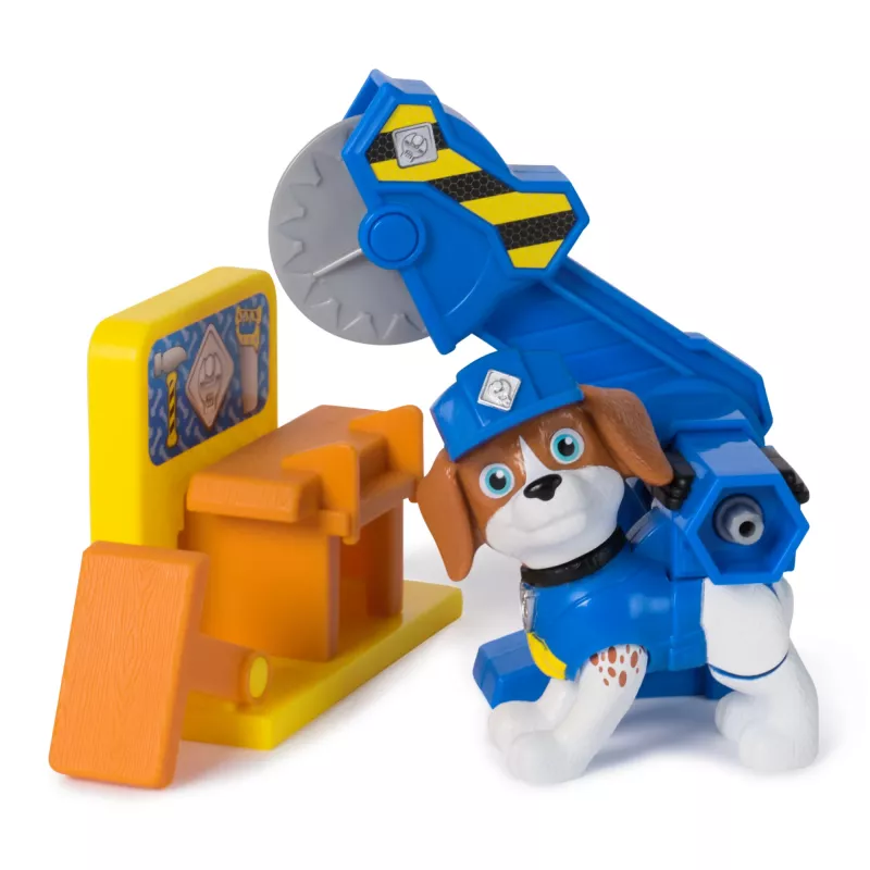 Set de figuras Rubble & Wheeler Power Tool Pups con 2 herramientas y 2 accesorios de construcción, a partir de 3 años