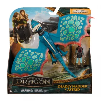 Spin Master Cómo entrenar a tu dragón set de figuras de acción vikingos y dragones