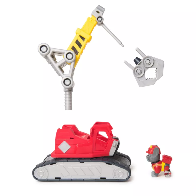 Grúa Spin Master Rubble & Crew Chargers Mega Power con figura Charger, 2 herramientas desmontables, plástico, para niños a partir de 3 años