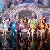 Unicorn Academy, set de juego de muñeca Ava y establo de hoja con cambio de color, idea de regalo de Pascua, 15 accesorios, muñecas y juguete de unicornio para niñas a partir de 4 años