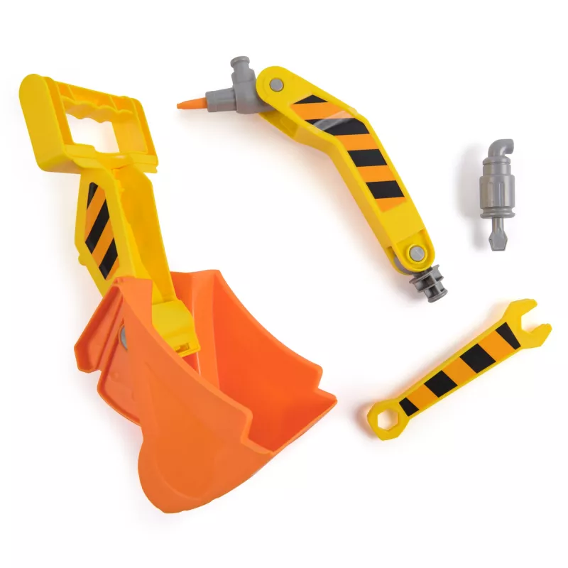 Rubble & Crew Bulldozer de herramientas definitivo de Rubble, camión de juguete con figura de acción, juguete infantil PAW Patrol para niños y niñas a partir de 3 años