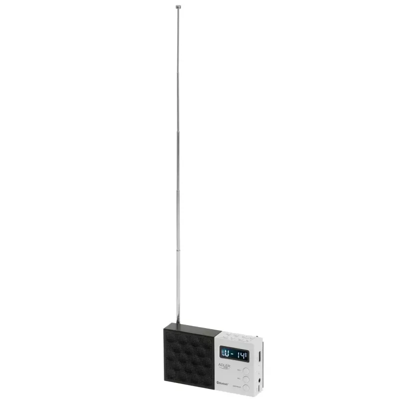 Radio digital Adler AD 1908 PLL AM/FM con función de alarma