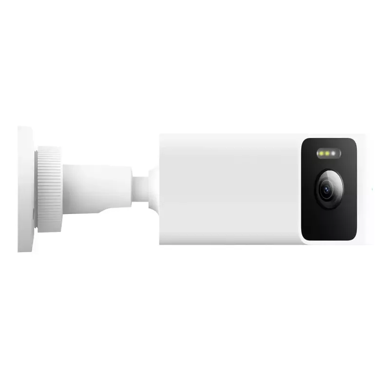 Cámara de vigilancia IP Xiaomi CW100 Dual — tipo bullet para exterior, 3 MP (2304×1296), WLAN, montaje en techo/pared, rango de giro 0–360°, LED IR/luz blanca, visión nocturna 10 m