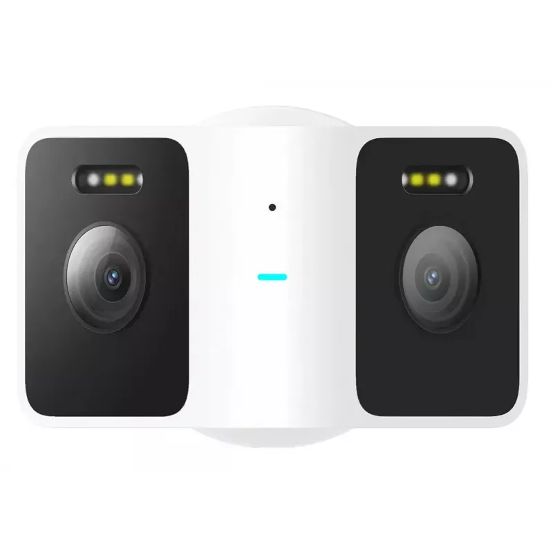 Cámara de vigilancia IP Xiaomi CW100 Dual — tipo bullet para exterior, 3 MP (2304×1296), WLAN, montaje en techo/pared, rango de giro 0–360°, LED IR/luz blanca, visión nocturna 10 m