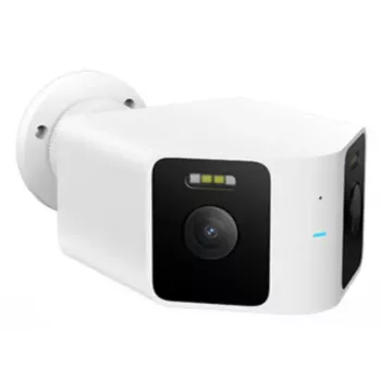 Cámara de vigilancia IP Xiaomi CW100 Dual — tipo bullet para exterior, 3 MP (2304×1296), WLAN, montaje en techo/pared, rango de giro 0–360°, LED IR/luz blanca, visión nocturna 10 m