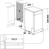 Whirlpool WSBO 3O34 PF X Semi integrado 10 Maßgedecke