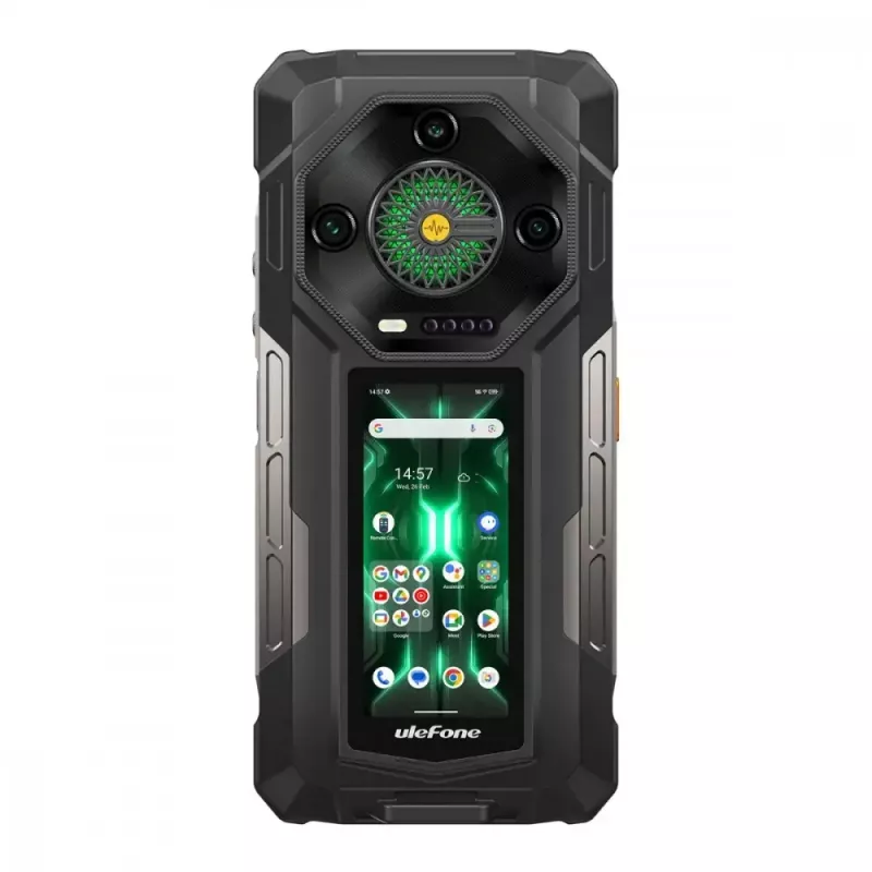 Ulefone Armor 33 Pro smartphone 5G, 6,95 pulgadas, 16 GB / 512 GB, 25500 mAh, Android 14, negro