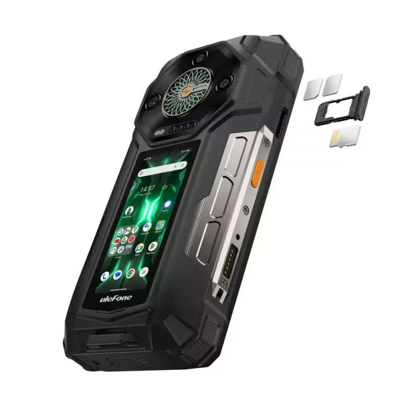 Ulefone Armor 33 Pro smartphone 5G, 6,95 pulgadas, 16 GB / 512 GB, 25500 mAh, Android 14, negro