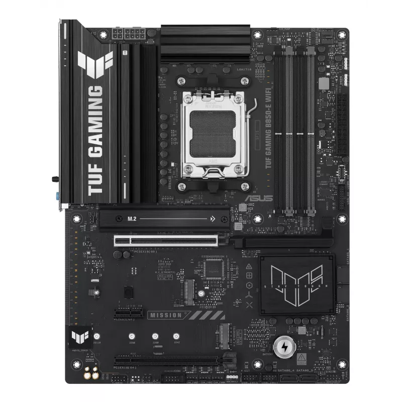 Placa base ASUS TUF GAMING B850-E WIFI, AMD B850, socket AM5, ATX, DDR5, 4x DIMM, 3x M.2, Wi‑Fi 6E, 2,5Gb LAN