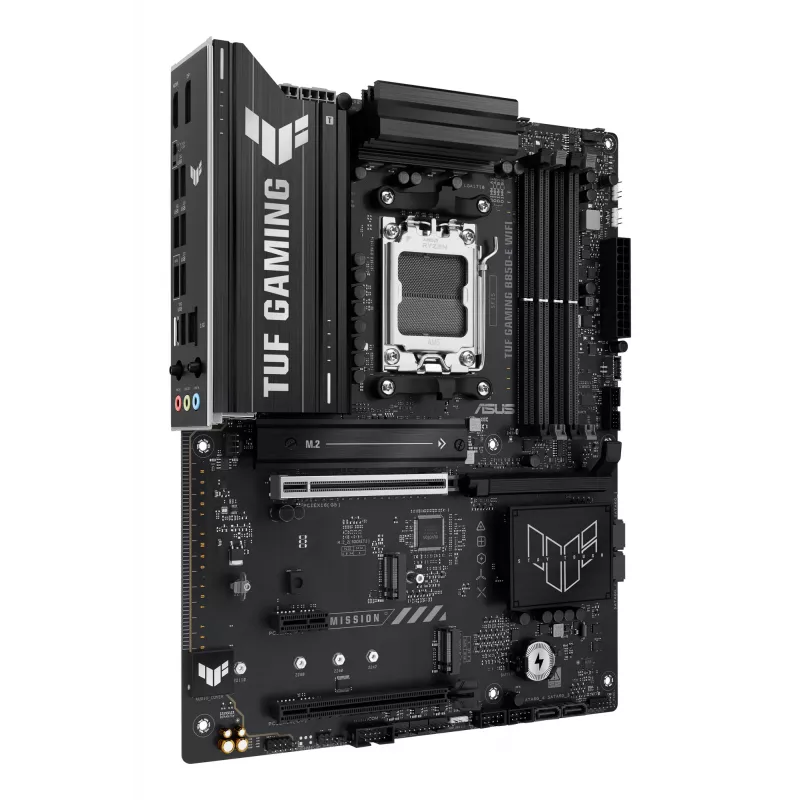 Placa base ASUS TUF GAMING B850-E WIFI, AMD B850, socket AM5, ATX, DDR5, 4x DIMM, 3x M.2, Wi‑Fi 6E, 2,5Gb LAN
