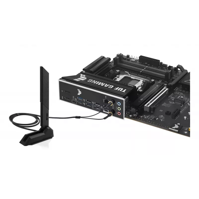Placa base ASUS TUF GAMING B850-E WIFI, AMD B850, socket AM5, ATX, DDR5, 4x DIMM, 3x M.2, Wi‑Fi 6E, 2,5Gb LAN