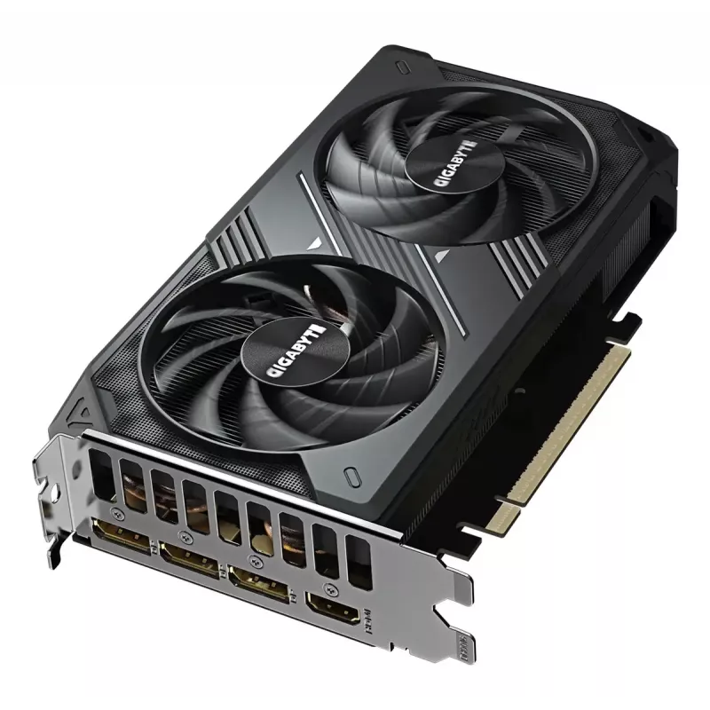 Tarjeta gráfica GIGABYTE GeForce RTX 5060 8GB GDDR7, PCIe 5.0, 3840 CUDA, WINDFORCE 2X, 199×116×40 mm