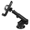 Savio CH-04 soporte de teléfono para coche, montaje en parabrisas/salpicadero, negro