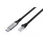 DIGITUS USB 3.2 Gen1 – cable Ethernet RJ45 – CAT6a S/FTP negro – 3m