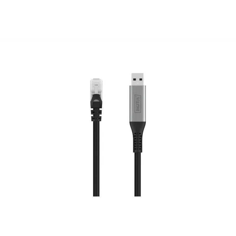 DIGITUS USB 3.2 Gen1 – cable Ethernet RJ45 – CAT6a S/FTP negro – 3m