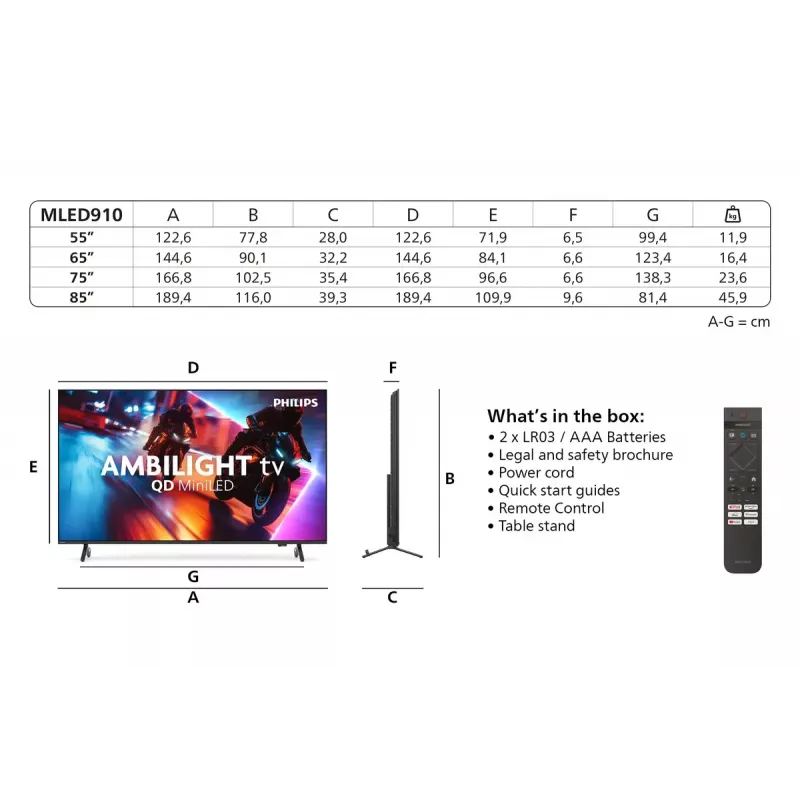 Philips 85MLED910/12 85