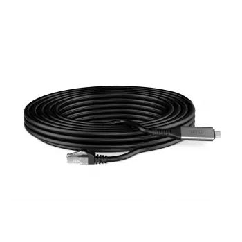 DIGITUS USB-C 3.2 Gen1 - cable Ethernet RJ45 - CAT6a S/FTP negro - 5m