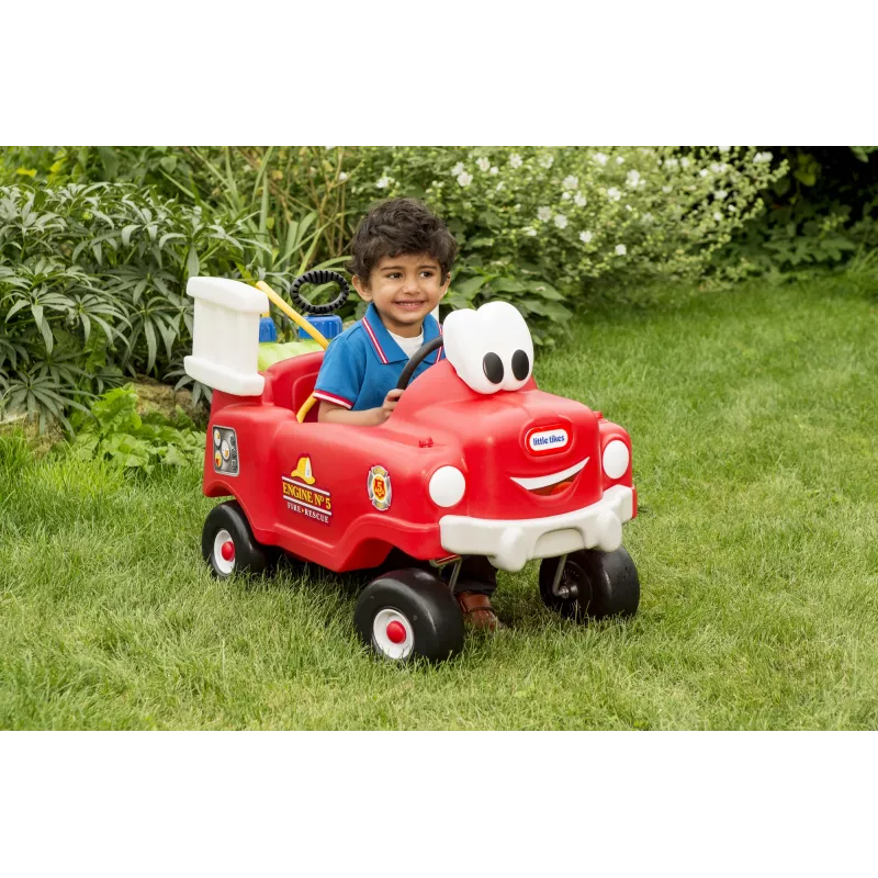 Coche de bomberos Little Tikes Spray & Rescue, 1,5 año(s), 4 ruedas, plástico, negro, rojo, blanco