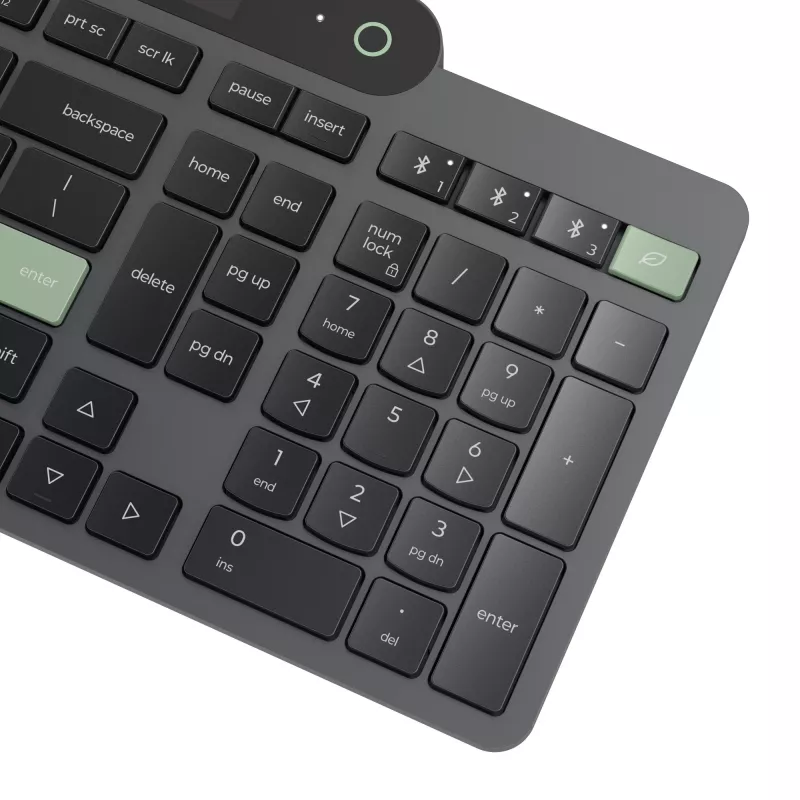 Teclado Lenovo 4Y41R69494 para hogar/oficina Bluetooth inglés de EE. UU. negro, verde