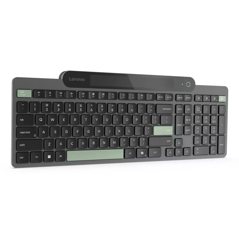 Teclado Lenovo 4Y41R69494 para hogar/oficina Bluetooth inglés de EE. UU. negro, verde