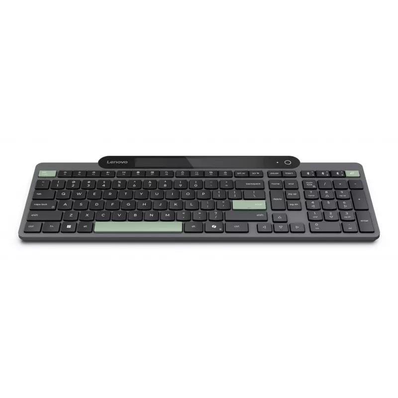 Teclado Lenovo 4Y41R69494 para hogar/oficina Bluetooth inglés de EE. UU. negro, verde