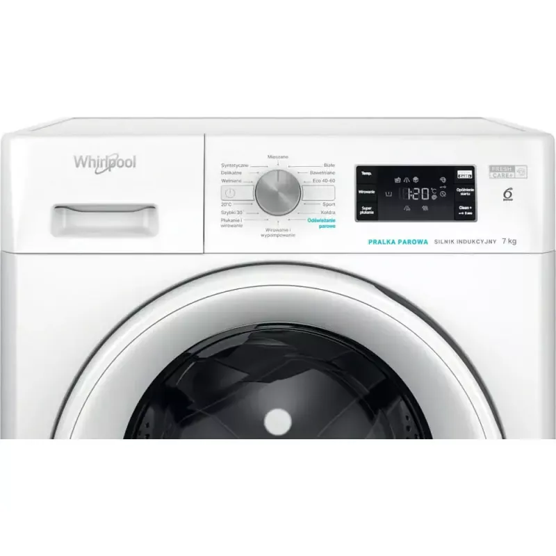 Lavadora Whirlpool FFB 7269 WV PL carga frontal 7 kg 1200 rpm blanco