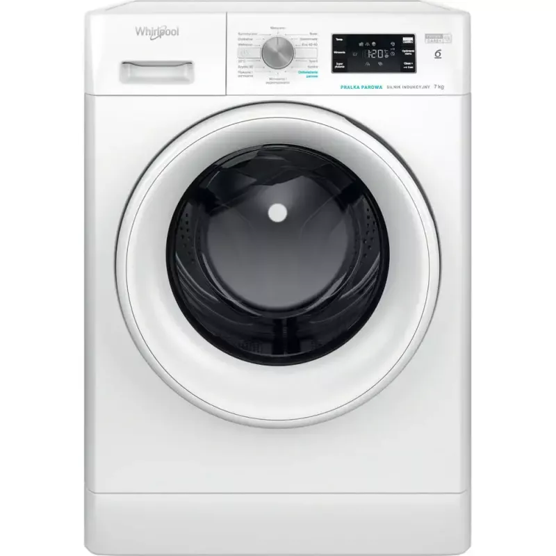Lavadora Whirlpool FFB 7269 WV PL carga frontal 7 kg 1200 rpm blanco