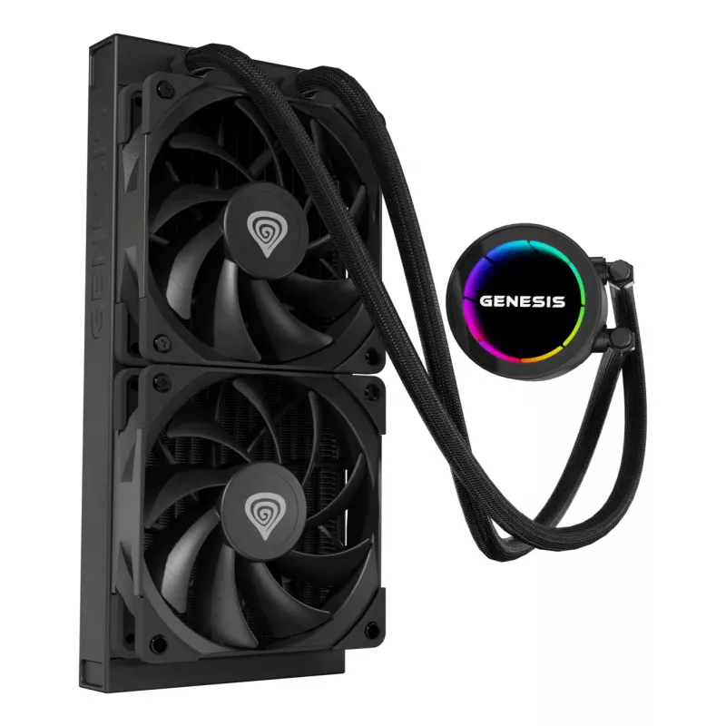 GENESIS NLG-2318 sistema de refrigeración para ordenador refrigeración líquida todo en uno negra