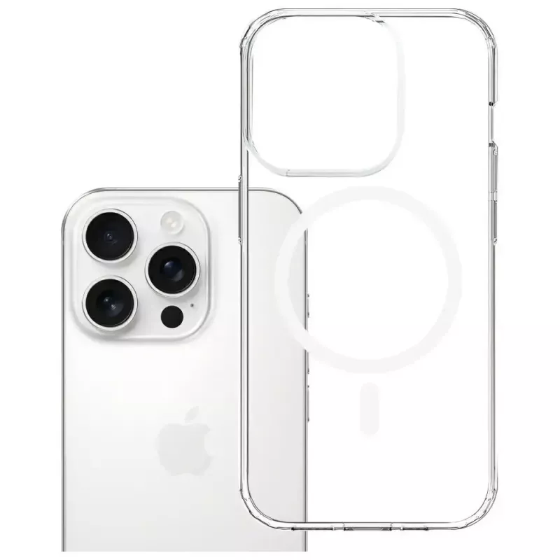 Funda protectora MagCase para Apple iPhone 14 Pro de 3MK con fijación magnética y protección resistente