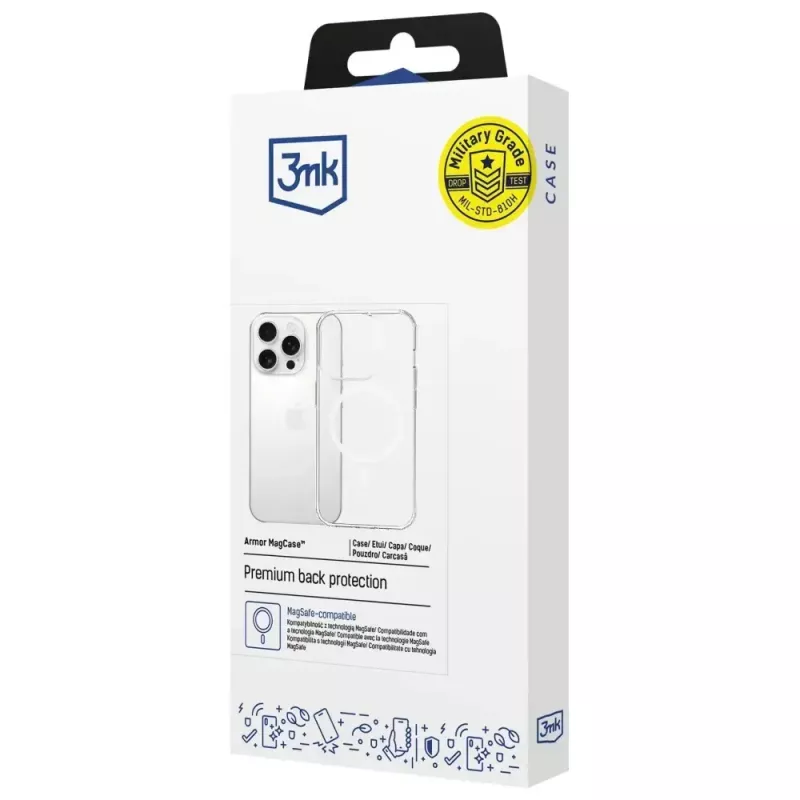 Funda protectora 3MK Armor MagCase para Apple iPhone 14 Pro Max compatible con MagSafe diseño resistente
