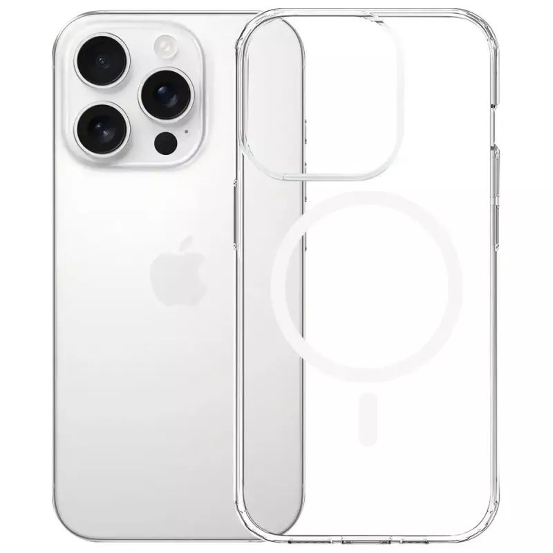 Funda para móvil 3MK Armor MagCase para Apple iPhone 15 Pro compatible con MagSafe diseño delgado