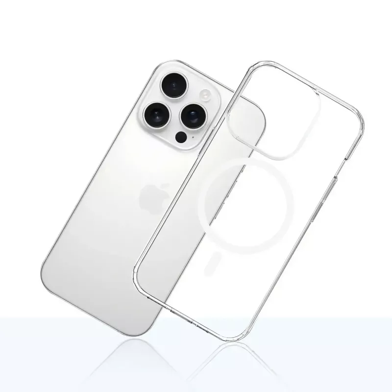 3MK Armor MagCase funda para iPhone 16 Pro Max, MagSafe, transparente, TPU