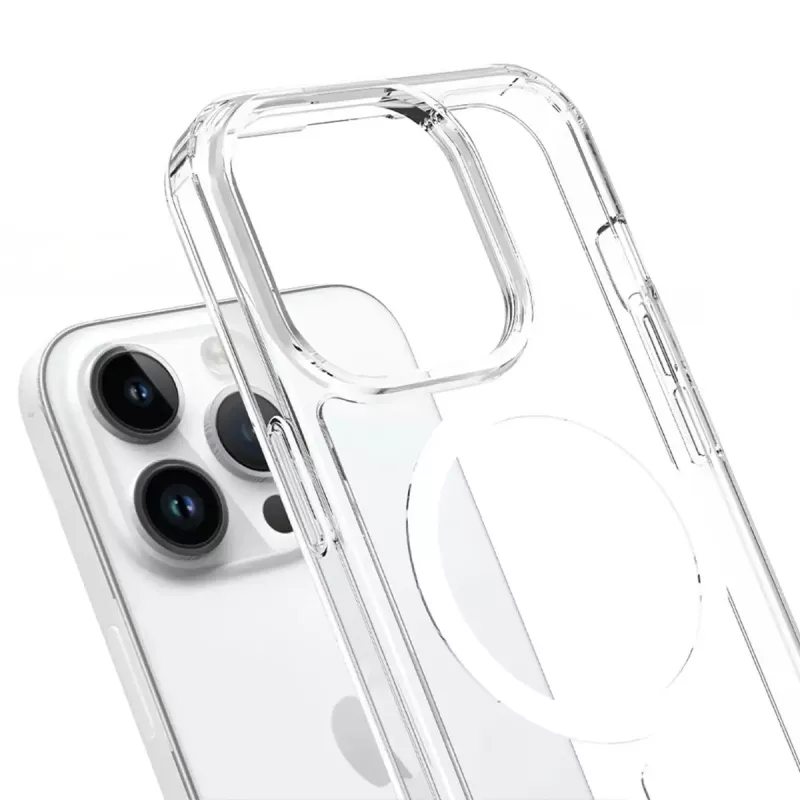 3MK Armor MagCase funda para iPhone 16 Pro Max, MagSafe, transparente, TPU