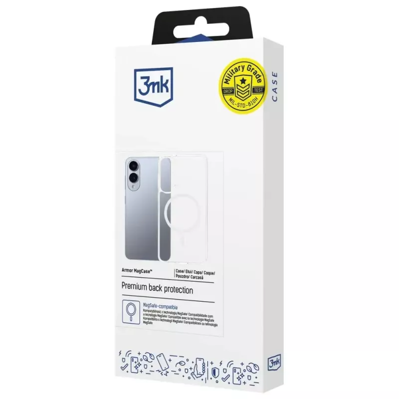 Funda protectora 3MK Armor MagCase para Samsung Galaxy S25 Edge – diseño delgado y resistente a los golpes