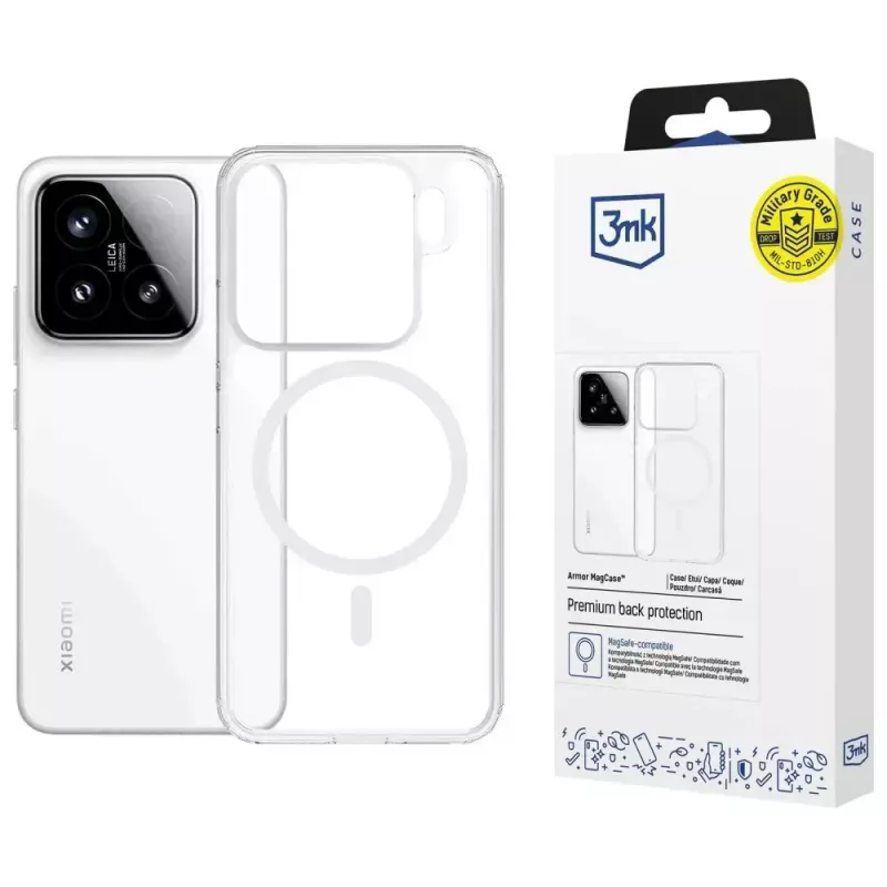 Funda para móvil 3MK Armor MagCase para Xiaomi 15 — funda protectora resistente y ligera