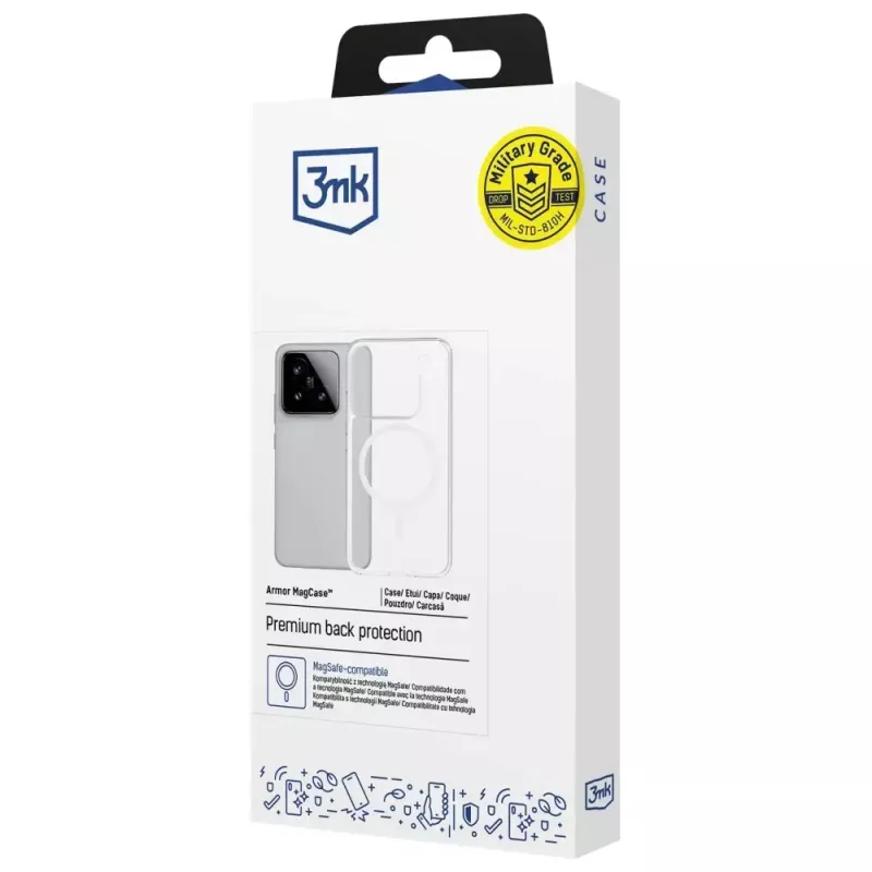 Funda protectora MagCase Armor de 3MK para Xiaomi 15 Pro — funda para móvil delgada y resistente