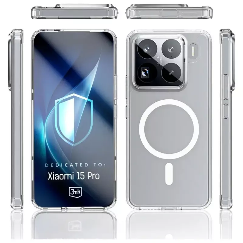 Funda protectora MagCase Armor de 3MK para Xiaomi 15 Pro — funda para móvil delgada y resistente