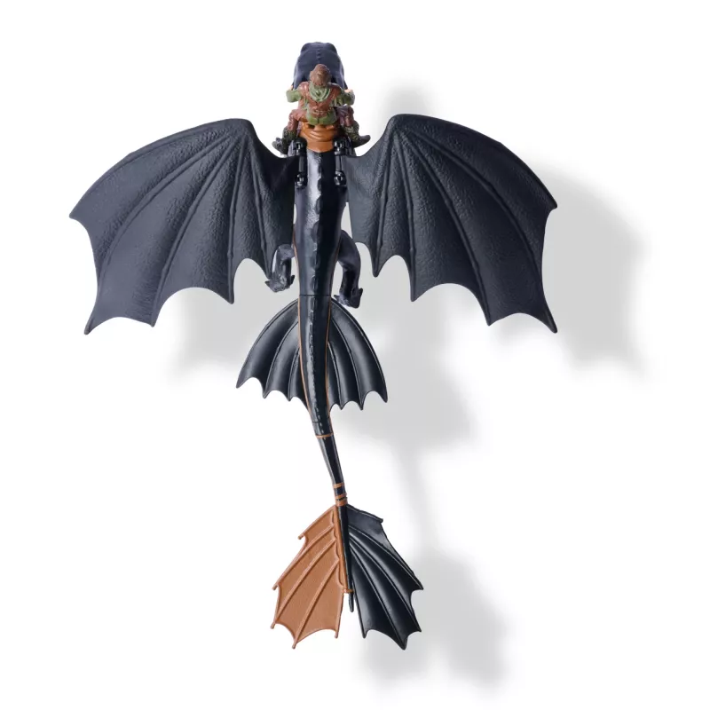 DreamWorks Dragons, Cómo entrenar a tu dragón, Desdentado y Hipo, figuras de acción dúo vikingo, juguete para niños a partir de 4 años