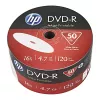 HP DVD-R 4,7 GB 16x discos imprimibles, tarrina de 50 (DME00070WIP-3)