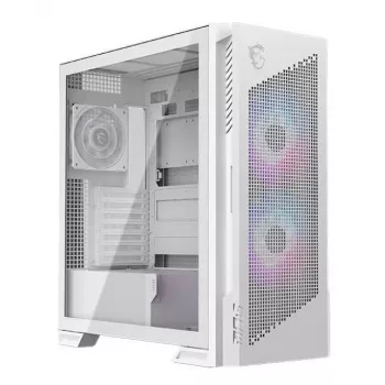 Caja de PC MSI MPG VELOX 300R AIRFLOW PZ Midi Tower blanco — ATX/EATX/MicroATX/Mini-ITX, 1×3,5